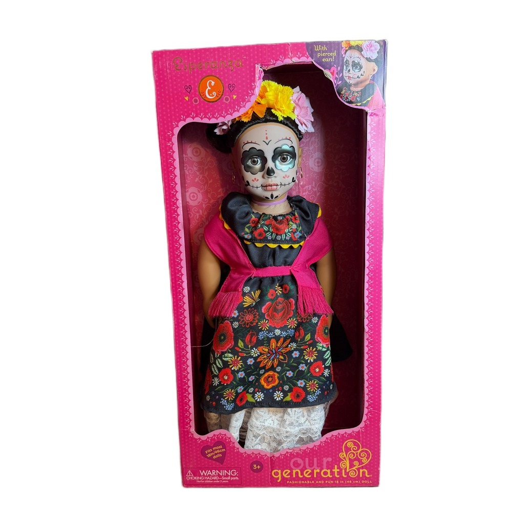Our Generation Esperanza Dia de los Muertos 18 inch Doll Day of the Dead New